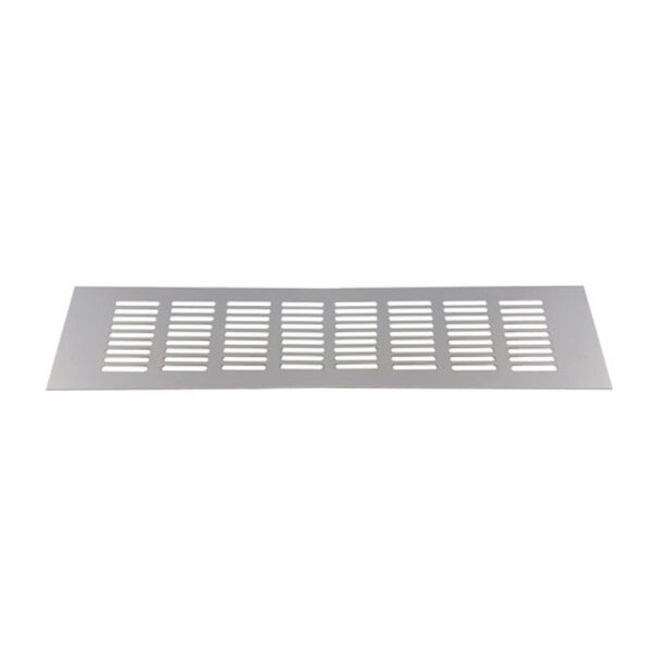 Grade De Ventilação Em Alumínio 80X250Mm Fosco - Mxm