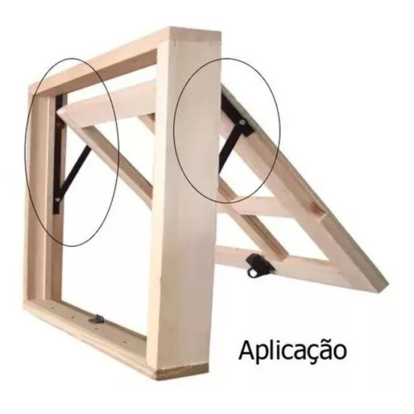 Articulacao P/ Janela Maxi 30cm - Bronze - PRF RD - Image 2
