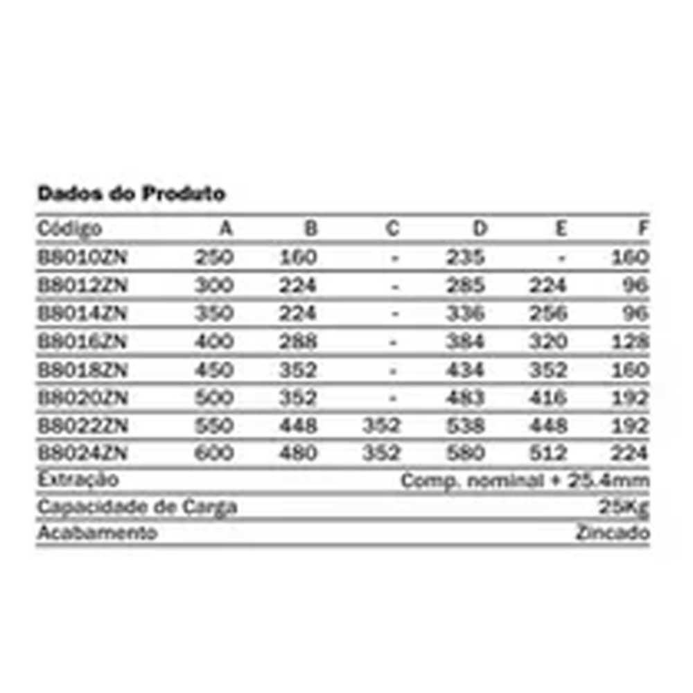 Corrediça Telescópica H35 400Mm - HDT - Imagem 5