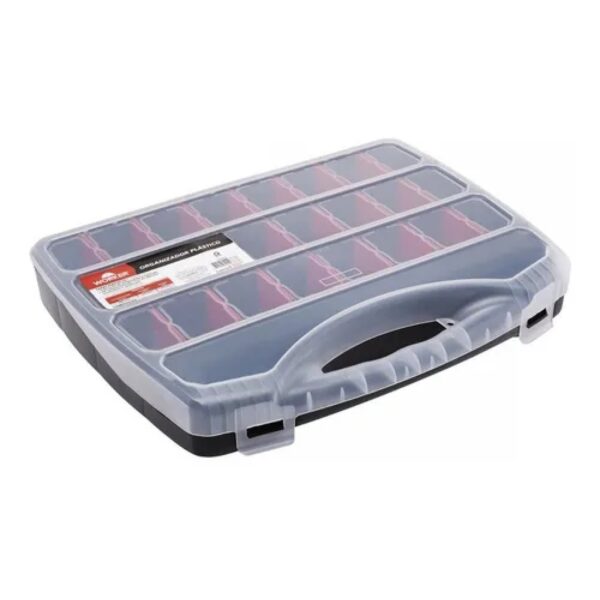 Maleta Organizador Plastico 48X37X7,5Cm - NEG