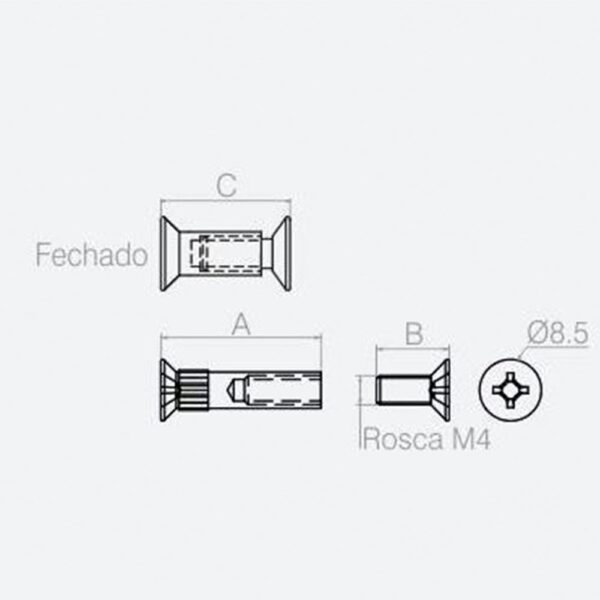 Parafuso União 29,5Mm (10UND)  - BFER - Image 2