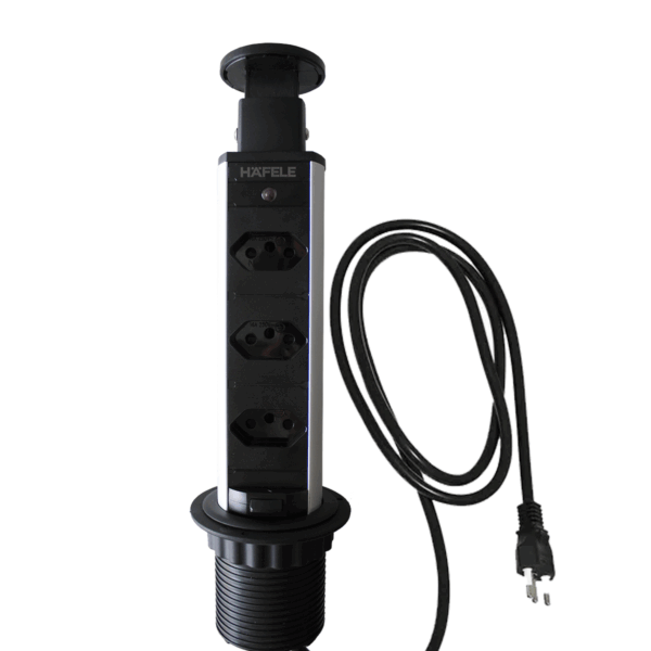 Torre Tomada Powerdock H3-P 110-250V 16A Preto - Hafele