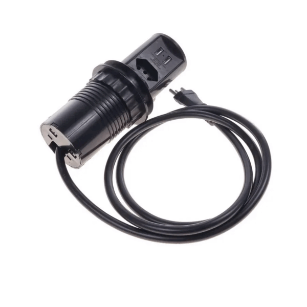 Mini Totem Pop 20 1NBR+ 2USB- Max 3520W- Preto -  Dutotec