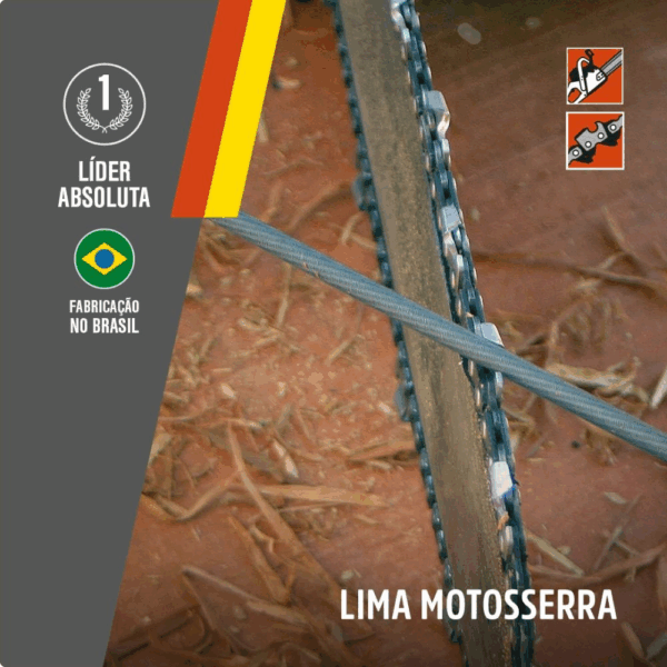 Lima Motosserra 8"x 7,32" - K&F - Imagem 2