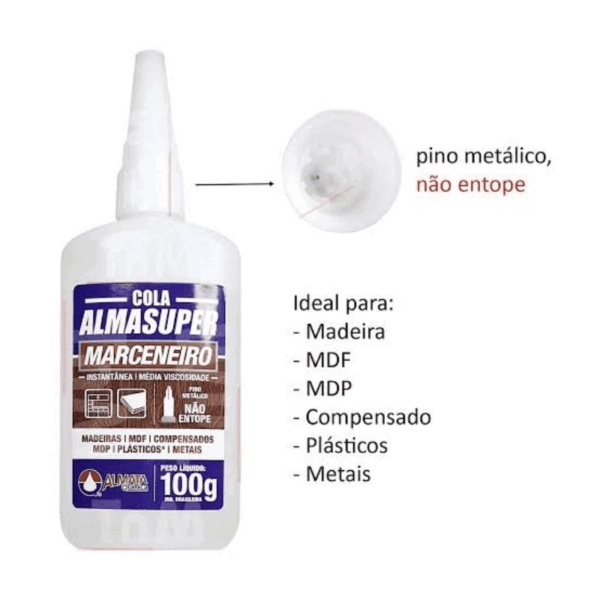 Cola Instantânea Marceneiro 100G - Alma Super - Image 2
