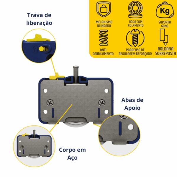 Sistema de Correr Universal (JP360) - Joelini - Imagem 2