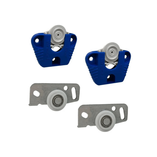 Kit Porta de Correr JP25  Guia Mola/Roda - Joelini