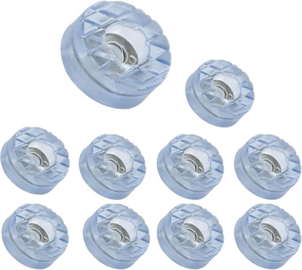 Sapata Silicone 18mm Transparente com Arruela Metálica - Maxima - Imagem 4