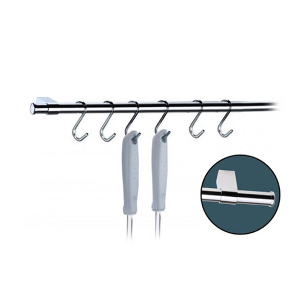 Barra Tubular 45cm C/ 6 Ganchos (2414)  - Future